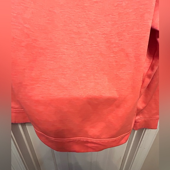 Under Armour Woman's Sweatshirt Small Bright Orange Graphic Hoodie Pullover - Picture 7 of 10